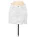 Gap Denim Mini Skirt Mini: White Print Bottoms - Women's Size 29