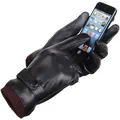 Nuovi guanti da uomo in pelle Pu più guanti caldi in velluto Touchscreen guanti impermeabili guanti