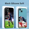 Football Star Kylian Mbappé custodia per telefono per iPhone 15 14 11 Pro Max 13 12 MINI XR XS X 8 7