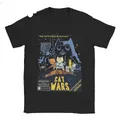 Star Cat Wars Tees Meow Wars Funny Cat Lover T Shirt per uomo 100% cotone Vintage T-Shirt
