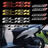Adesivi 3D per moto decalcomania CLICK Logo Tank Emblem per Honda CLICK 125 125i CLICK150i 150