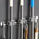 Supporto per organizer per mocio per montaggio a parete Gancio per scopa Gancio portaoggetti in acciaio inossidabile Accessori per l'organizzazione del bagno della cucina