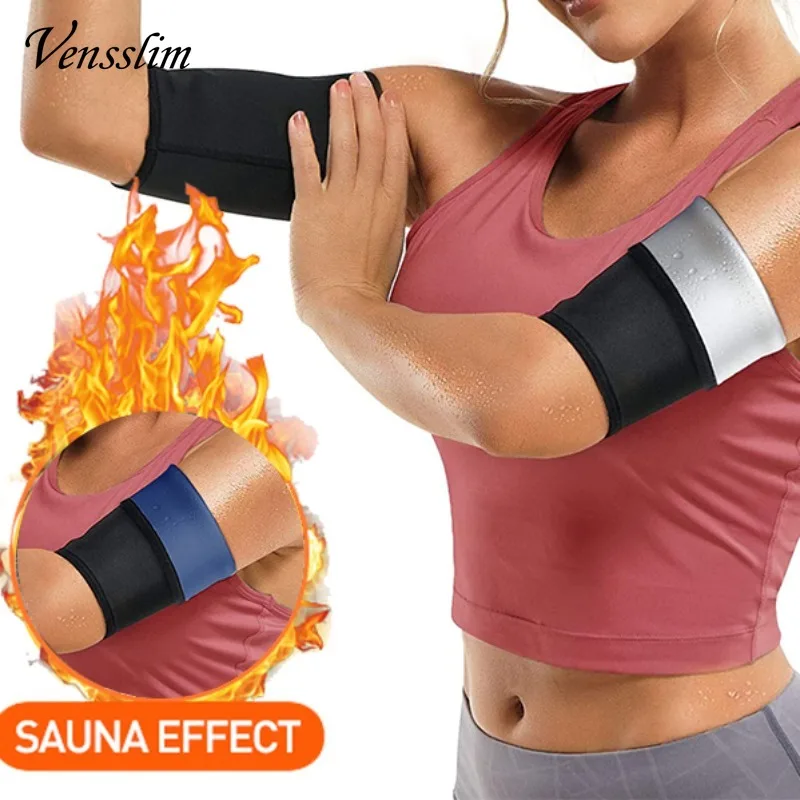 Vensslim 2-teiliges Arm-Schlankheitskorsett für Damen, Fettverbrennung, Trimmer, Gürtel, Arme, Shaper, Ärmel, Schutz, Arm, Sport, Schweißband Image
