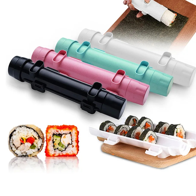 Schnelle Sushi Maker DIY Roller Reis Form Fleisch Gemüse Roll Form Sushi Gerät, Der Maschine Bento Küche Gadgets Image