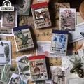 Mr. papier 4 Stile 50 stücke/buch Vintage Schmetterling Washi Aufkleber Buch Ästhetischen Anlage DIY