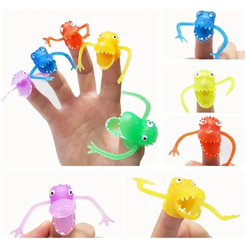 6 teile/satz neue Dinosaurier Fingers pielzeug neu Fingers pielzeug Mini Fingers pielzeug Partys