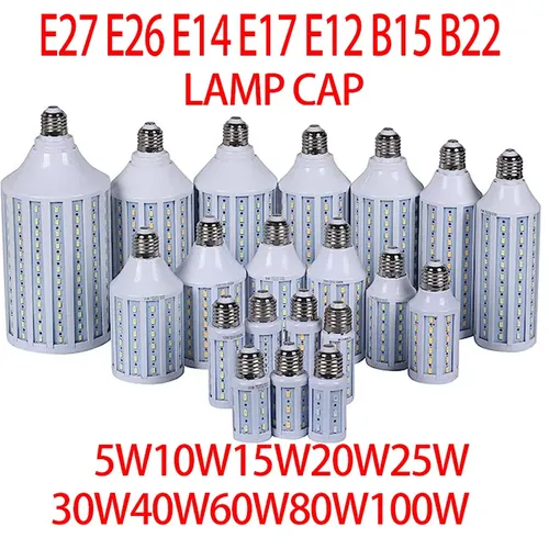 E27 e26 e12 b22 led mais birne 5w10w15w20w25w30w40w60w80w 220v lampada led lampe kronleuchter kerze