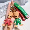 Albero uomo bambino Groot portachiavi Anime ciondolo giocattoli borsa auto appeso accessori chiave