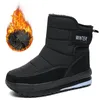 Winter Schnee Stiefel Plattform Männer Stiefeletten Plus Größe Casual Plüsch Männer Schuhe Antislip Warme Pelz Männer Stiefel Wasserdichte Schuhe