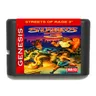 Strade di Rage 3 16 Bit MD carrello di riproduzione della scheda di gioco per Sega Genesis Mega