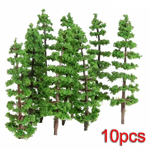 Spielzeug-Kits Modell Bäume Ho Maßstab hand gefertigte Landschaft Layout Maßstab Mini Miniatur