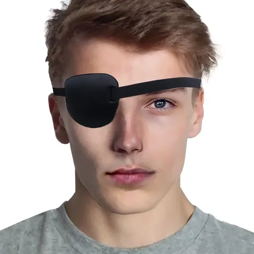 1 Stück Augenklappe Augenklappen für Erwachsene verstellbare weiche Amblyopie faule Augenklappen