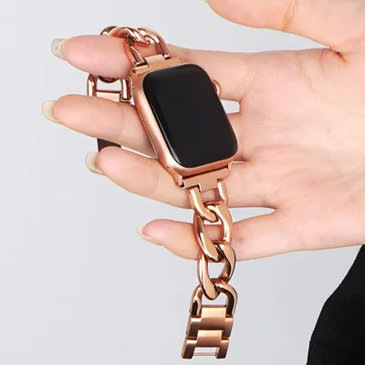 Smartwatch-Armband für Apple Watch Band 1, 2, 3, 4, 5, Se 6, 7, 8, Ultra-Edelstahlarmband, 49 mm, 45 mm, 44 mm, 40 mm, 38 41 42 mm, Pulseira