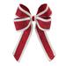 Bow (Set of 2) 14.5"H Polyester - 11.25" x 1.5" x 14.5"