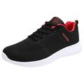 YUHAOTIN Mens Tennis Shoes Men s Running Shoes Men Sports Shoes Fashionable Color Matching Mesh Breathable and Comfortable Lace up Flat Bottom Non Slip Lightweight Casual Shoes