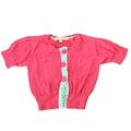 Pre-owned LOLA ET MOI Girls Pink | Turquoise Cardigan size: 4T