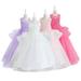 Esaierr Kids Girls Princess Dress Flower 5-14Y Girl Dresses for Wedding Tulle Dress Girls Special Occasion Dresses Junior Bridesmaid Dresses Pageant Dresses Girls Formal Dress