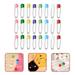 100pcs Plastic Ends Safety Pins Cloth Diaper Pins Bibs Pin Baby Nappy Pin