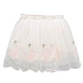 HBYJLZYG Gauze Skirt Girl Princess Skirt Embroider Short Skirt Summer Girls Half Body Skirt Versatile Fashionable Short Skirt