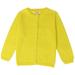 Mrat Toddler Sweater Baby Girl&boy Knit Swaeter Caidigan Kids Winter Warm Long Sleeve Sweater Outwear Candy Color Children s Sweater Yellow 5 Years