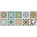10pcs Stairs Tile Stickers Peel and Stick Wall Tile Stickers Retro Kitchen Tile Stickers