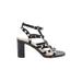 Jessica Simpson Heels: Black Solid Shoes - Women's Size 7 - Open Toe