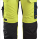 Snickers AllroundWork High-Vis Work Trousers+ Holster Pockets Class 2 - High Vis Yellow/Navy - 252