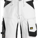 Snickers AllroundWork Stretch Loose Fit Work Shorts - White/Black - 56