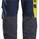 Snickers ProtecWork Work Trousers, High-Vis Class 1 - Navy/High Vis Yellow - 156