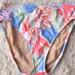 Victoria's Secret Swim | ** Victoria's Secret Hi-Rise Tropical Pastel Bikini Bottom Medium | Color: Blue/White | Size: M