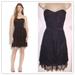 Madewell Dresses | (New) Madewell Black Strapless Lace Dress Size 6 | Color: Black | Size: 6