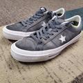 Converse Shoes | Converse Gray Suede Leather Sneakers Men’s Size 7.5 Women’s Size 9 Shoes | Color: Gray | Size: 7.5