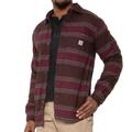 Carhartt Jackets & Coats | Carhartt Rugged Flex Flannel Fleece Lined Insulated Shirt Jacket Size Xl Tall | Color: Brown/Red | Size: Xlt