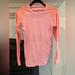 Lululemon Athletica Tops | Lululemon Pink And Coral Colored Long Sleeve Workout Top | Color: Orange/Pink | Size: 6