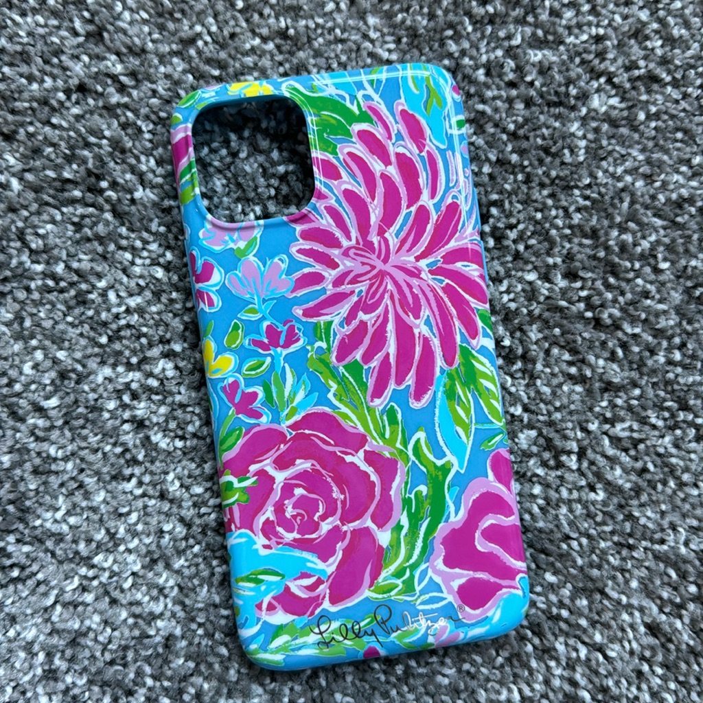 Lilly Pulitzer Cell Phones & Accessories | Lilly Pulitzer Iphone 11 Pro Phone Case, Zanzibar Blue Blue Bunny Business | Color: Blue | Size: Os