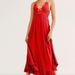 Free People Dresses | Free People Nwt Adella Maxi Slip Dress In Bright Red, Size S And M | Color: Red | Size: Various