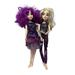 Disney Toys | Disney Descendants Dolls Mal Lot Of 2 Purple Hair Blonde Hair 2014 C-031g Hasbro | Color: Black/Purple | Size: Osg