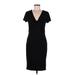 Express Casual Dress - Sheath: Black Solid Dresses - Women's Size Medium