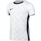 Nike Unisex Kinder Short Sleeve Top Y Nk Df Chalng V JSY Ss, White/Black/Black, FD7426-100, S