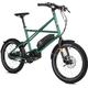 TechniBike UTY 7 by Cooper Bikes – 20 Zoll Ultrakompaktes, one size fits all, E-Bike mit Stahlrahmen, Shimano Nexus 7-Gang Nabenschaltung, Shimano Akku 504 WH, Emerald Green
