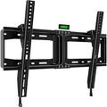 HOME VISION TV Wall Mount Tilt for 𝗠𝗼𝘀𝘁 32-75 inch Flat/Curved TVs up to 165lbs, Heavy Duty Tilting TV Mount, Large Low Profile Wall Mount TV Bracket Fits 16/18/24" Stud, Max VESA 600x400mm