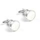 Jewelry Cufflinks Men's Set Men's French Suit Shirt Cufflinks Accessories White Shell Cufflink Nails