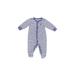 Carter's Long Sleeve Outfit: Blue Stripes Bottoms - Size 3 Month