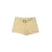 madden nyc Shorts: Tan Solid Bottoms - Women's Size Large - Light Wash