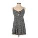 American Eagle Outfitters Casual Dress - Mini: Black Marled Dresses - Women's Size X-Small