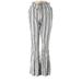 Sincerely Jules Casual Pants - High Rise: Silver Bottoms - Women's Size Large