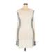 Bobeau Casual Dress - Sweater Dress: Ivory Dresses - Women's Size 1X