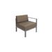 BFM Seating Belmar Metal Outdoor Lounge Chair Metal in Gray | 25.75 H x 28.25 W x 28.25 D in | Wayfair PH6101SG-L-14090
