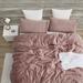 Byourbed Coma Inducer Buttercream Chunky Bunny Oversized Comforter Set Polyester/Polyfill in Red | King Comforter + 2 King Shams | Wayfair