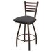 Holland Bar Stool Jackie 25" Swivel Bar Stool Upholstered/Metal in Brown | Wayfair X41025BZ004